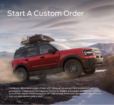Start a custom order | White's Ford in Urbana OH